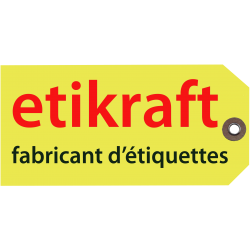 Etiquette américaine imprimée avec avec œillets carton et œillet métal